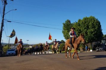 Foto - CHEGADA CHAMA CRIOULA