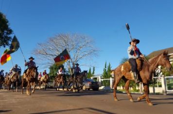 Foto - CHEGADA CHAMA CRIOULA