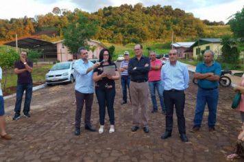 Foto - INAUGURAÇÃO CALÇAMENTO LOTEAMENTO GAMBETTA