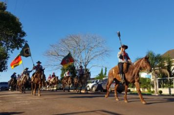 Foto - CHEGADA CHAMA CRIOULA