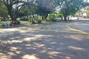 Foto - MUDANÇA NO TRÂNSITO EM TORNO DA PRAÇA