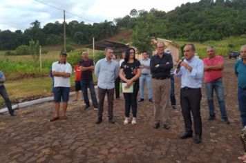 Foto - INAUGURAÇÃO CALÇAMENTO LOTEAMENTO GAMBETTA
