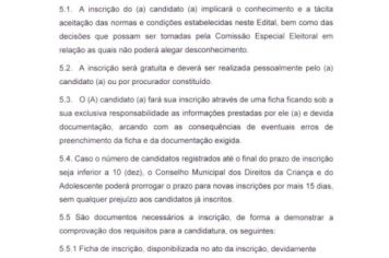 Foto - EDITAL CONSELHO TUTELAR