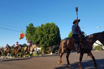 Foto - CHEGADA CHAMA CRIOULA