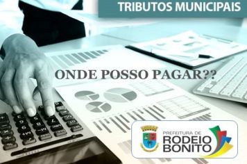 Onde posso pagar os tributos municipais?