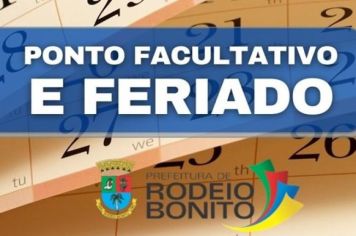 Ponto facultativo e feriado