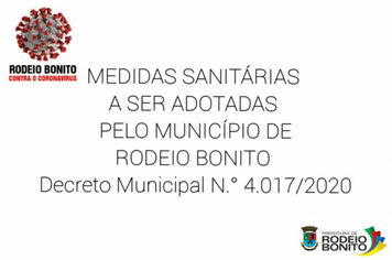 MUNICÍPIO ESTABELECE MEDIDAS SANITÁRIAS EM COGESTÃO MUNICIPAL