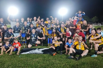 São Luiz A é campeão municipal de futebol sete de Rodeio Bonito