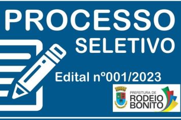 Edital Processo Seletivo 01/2023