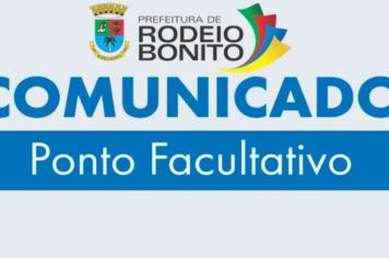 COMUNICADO PONTO FACULTATIVO