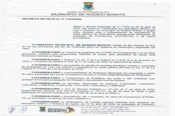 DECRETO MUNICIPAL N.º 3.964/2020