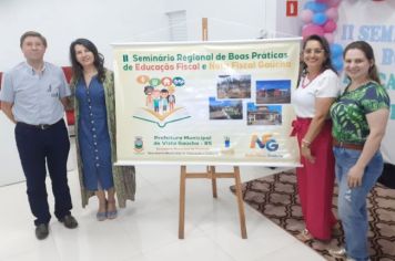Servidores de Rodeio Bonito participam do II Seminário Regional de Boas Práticas em Educação Fiscal e Nota Fiscal Gaúcha