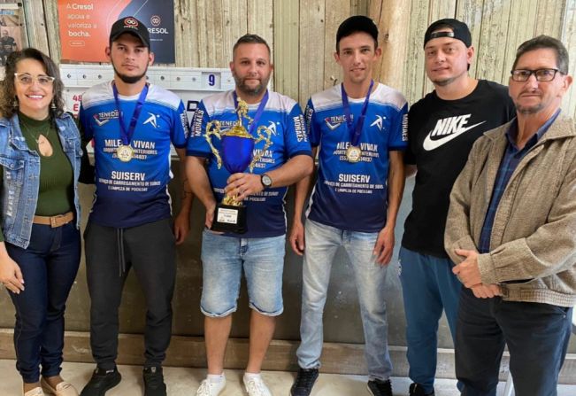 Campeões municipais de bocha são definidos em Rodeio Bonito