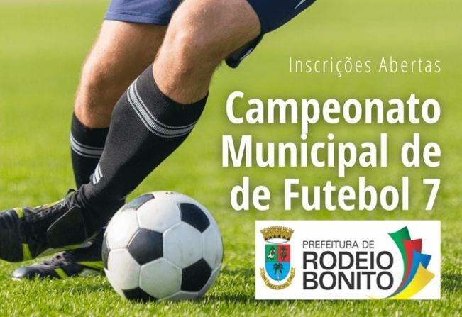 ⚽Inscrições estão abertas para o Campeonato Municipal de Futebol