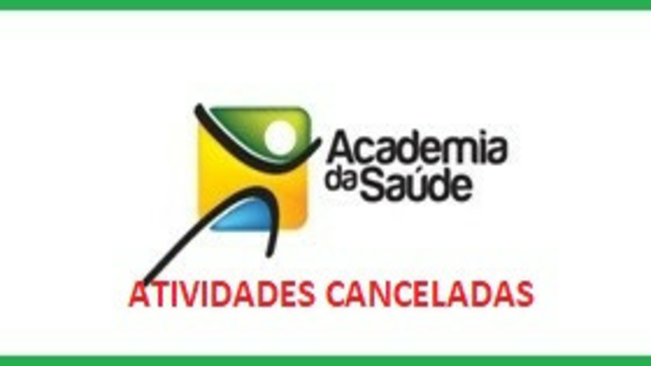 ATIVIDADES FÍSICAS CANCELADAS