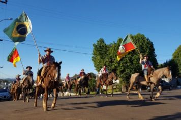 Foto - CHEGADA CHAMA CRIOULA