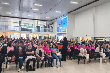 Café das Mulheres celebra o outubro Rosa com mensagem de acolhimento, prevenção e força feminina em Rodeio Bonito