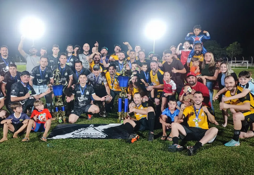 São Luiz A é campeão municipal de futebol sete de Rodeio Bonito
