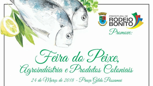 SÁBADO TEM FEIRA DO PEIXE, AGROINDÚSTRIA E PRODUTOS COLONIAIS