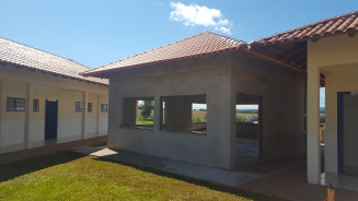 OBRAS DO REFEITÓRIO DA ESCOLA OLAVO BILAC ESTÃO EM ANDAMENTO