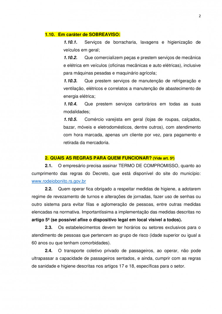 RESUMO DECRETO MUNICIPAL N.º 3.956/2020