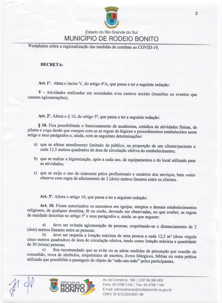 DECRETO MUNICIPAL N.º 3.964/2020